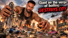 Giant on the verge of boiling destroys city - Lalo Cortez