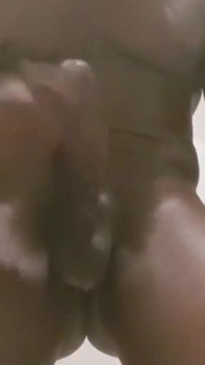 Nata4sex stroking my dick rubbing my body cumshot
