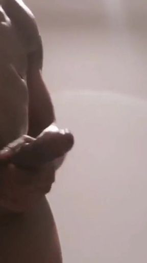 Nata4sex stroking my dick rubbing my body cumshot