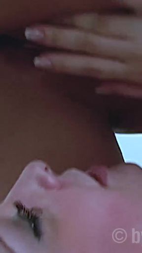 Redhead and blonde bitch sucking and fucking in anal 3some