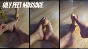 Sheyla gives you a soft feet massage