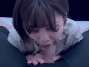 エロ精子をごっくんして「ごちそうさま」と言ってしまう痴女な彼女 cum in mouth gokkun