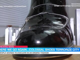amaninheels - Huge Crossdresser - Biggest Loafers in the Town (teaser)