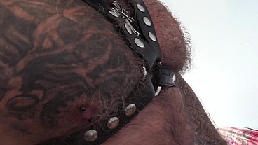 Leather FTM Bareback Fucking with Atlas Cummings and Jason Collins!