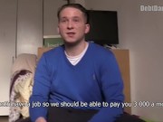DEBT DANDY 263 -  Broke Jock Has No Choice But To Eat Some Ass To Pay His Debts