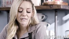 Busty Lily Gagged By Gigantic Cock&#x1F346;