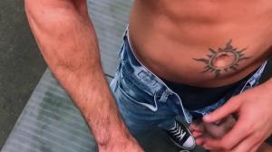 RealityDudes.com - Twink boy latin Nic Sahara with tattooed Max Adonis throat fucking in a shop