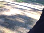 Public dick flashing at golf course