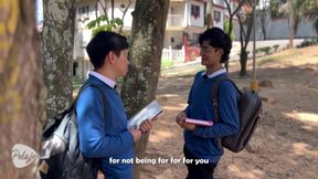 Not Only Did I Help My Friend Pass His Exam but I Also Fuck Him