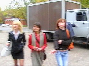 Julia Sunrace & Keira & Simona & Trixie in a pair of sexy students 18+ enjoying hardcore fucking
