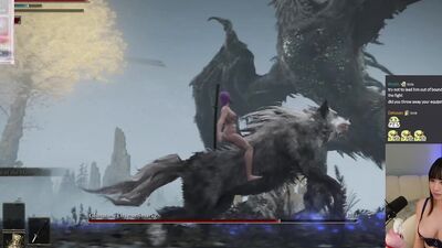 Elf vs. dragon: A steamy uncensored stream of a big-titted Asian babe in a league of legends outfit