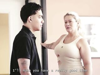 Stepmother asks her stepson to keep a secret in exchange for sex