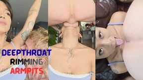 Bringing a cartoon to life. Armpit fetish. Deepthroat. Rimming