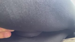 Young Hot Blonde lets me Play with her Pussy in Public Park - RISKY PUBLIC POV