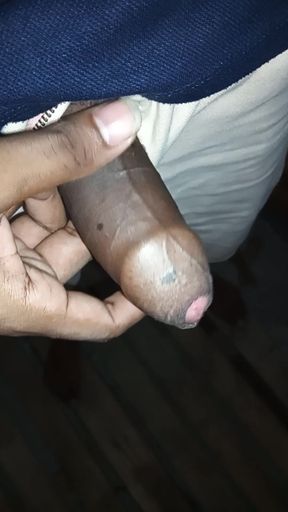 Handjob black dick