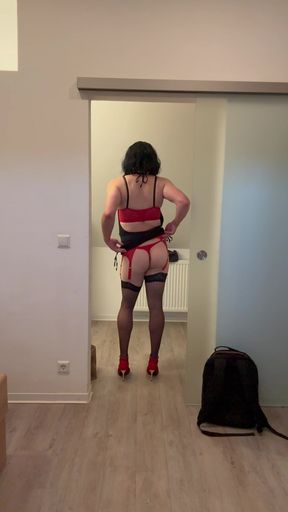German Sissy in the Hotel 2025/3