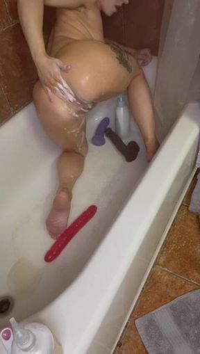 Shower Throat/anal Training