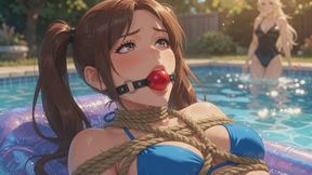 Bondage Stories #36: Bound in Poolside Fantasy