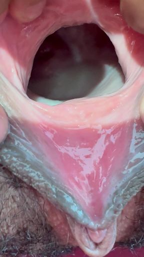 Gaping pussy hole