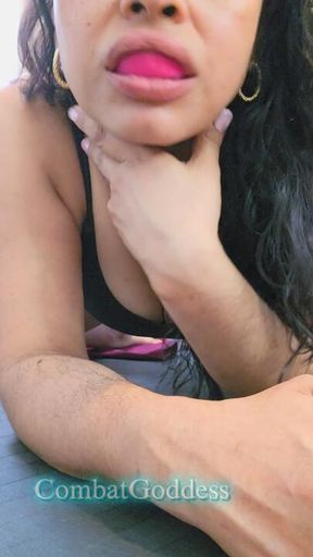 Pink Mouth Guard and Red Gi fun