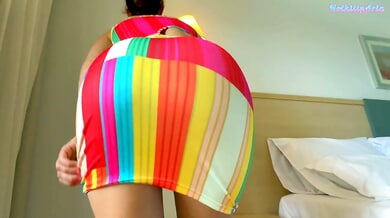 British couple heats up the bedroom with wild cowgirl and creampie