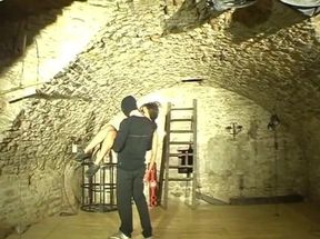 Genuine Films - Her masters toy - amazing ebony submissive slut model whipping and spanking punishment at dungeon