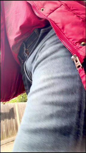 Out Walking Commando and the Monster Inside My Jeans Is Bulging Out