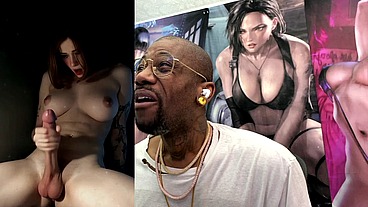 Muscular Big Breast Transgender Girl Cumming A Hard Nut All Over Her Tasty Body, AI Generated