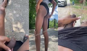Got Horny at the Park while Jerking Off Caught in the Act