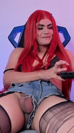 Bella Talks to Her Friends Online and Her Soft Balls Are Seen