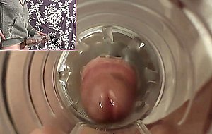 Jade fucks her fleshlight inside and out