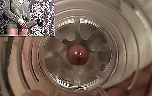 Jade fucks her fleshlight inside and out