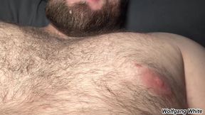 Lick Stepdaddy's NIPPLES While He Jerks Off - BOTTOM POV Roleplay - Wolfgang White Solo Masturbation