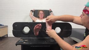 TICKLISH CHICKS - Babz Gets Her Sensitive Body Mercilessly Tickled