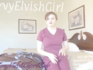 Nurse roleplay joi- large breasts pawg redhead stroke instruction
