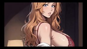 my new girlfriend [ taboo hentai game ] ep.75 alone with my step mom in red lingerie !