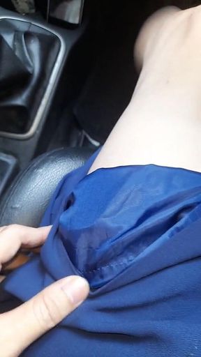 Formal skirt lining fill up with cum