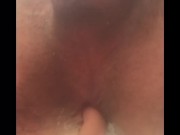 I was too horny and fingered my ass while jerking off, cum at final