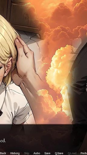 College of Mysteria: Boyfriend Jerking off and Watch His Girl Sucking of the Dorm Master They Made Her a Cum Slut - Episode 8