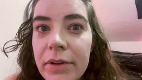 Masochistic Girlfriend Begs to Cum After Punishment