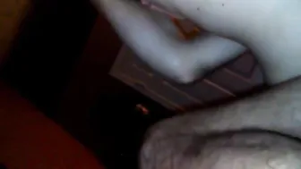 Daddy barebacks younger guy at amateur orgy