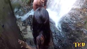 shayenne samara - nego catra - aprontando na cachoeira e binho ted filmando