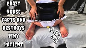 Crazy Nurse Fart Punishment :Tiny Patient Destroyed