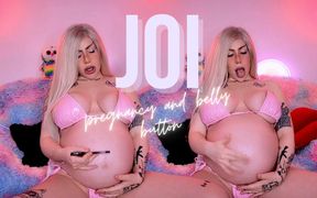 JOI pregnancy and belly button