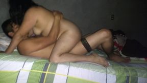 swallowing cum at dinner, my step cousin is a slut