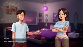 LOCURA mi profesora asiatica me pide que tenga sexo con ella - summertime saga