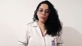 Stepsister gets fucked by her doctor and gives a blowjob