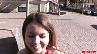 DudCast - Teen becomes a pornstar right off