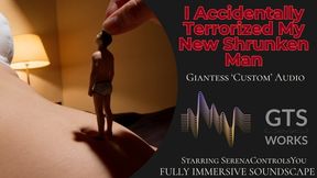 Tiny Man POV Audio with Mouthplay Pre Vore Psychological Domination - I Terrorized My New Shrunken Man by GTS Works [MP4 CUSTOM]