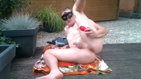 Risky anal play outside
